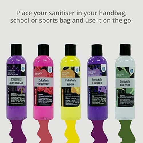 Palm Safe Lavender Alcohol Hand Sanitiser 250 ml Disc Top Bottle — view 6