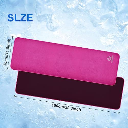 Sukeen Cooling Towel (40"x12"), Quick Dry Fitness Ice Towel for Gym, Golf, Yoga, Outdoor Work, Sports, Travel, Camping, Instant Cool for Neck and Face — view 2