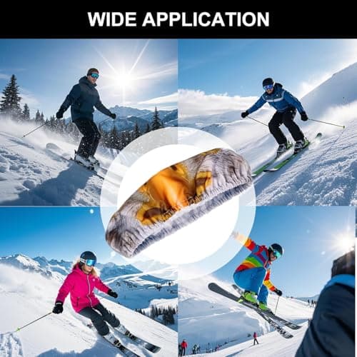 JLEivvi 1 Pack Ski Goggle Cover Sleeve Universal Snowboard Goggles Cover for Ski Lovers(Eagle) — view 6