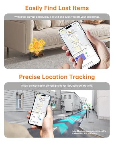 NOVOO Ultra-Slim Smart Card Bluetooth Tracker, 1.6mm Thin with 6-Year Battery, IP68 Waterproof GPS Item Finder, Apple Find My Compatible (iOS Only) Air Locator Tag for Wallet, Keys, Luggage, Passport — view 4