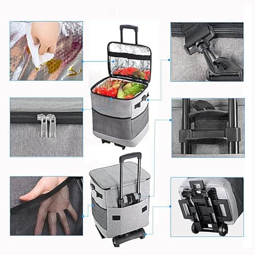 Coolers With Wheels And Handles Portable Leakproof Insulated Waterproof — view 5