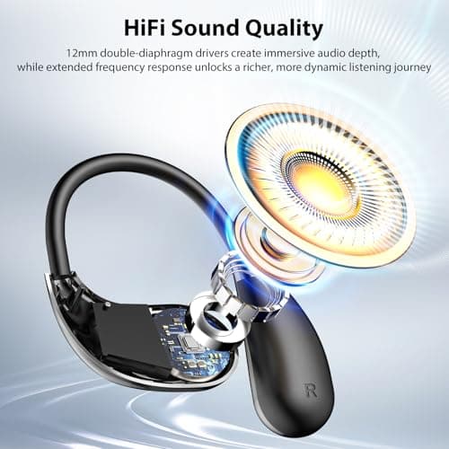 MINISO X33 AI Translation Earbuds Real Time,135 Language Translator Earbuds, Open Ear Wireless Bluetooth Translation Headphones with HiFi Sound, 60H Playtime, Suitable for Travel,Learning&Business — view 6