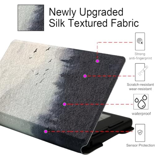Magnetic Case for 3.7" Xteink X3 Pocket E-Ink eBook Reader (Misty Forest) — view 3