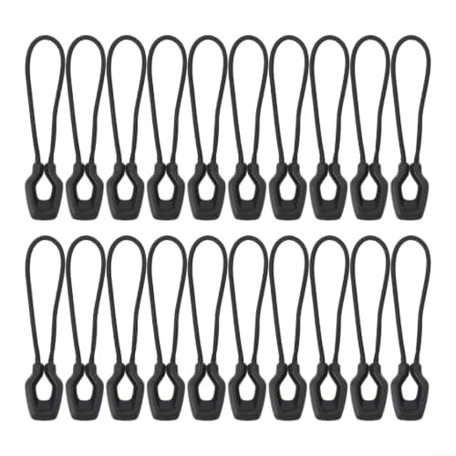 Luminous Zipper Pulls Replacement Cord, 20 Pack Glow in Dark Zipper — view 2