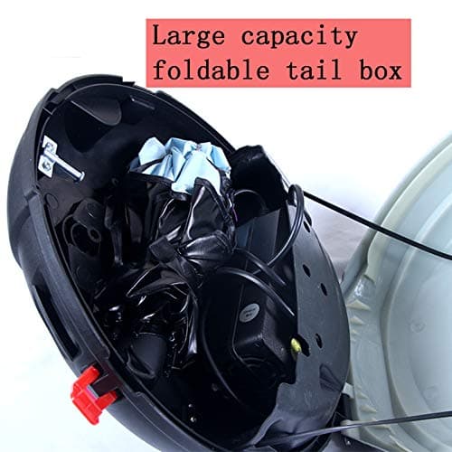 ZXCASDF Motorcycle Trunk Motorcycle Rear Travel Bag, Weather Resistant Heavy Duty Tail Bag Tail Trunk, Water Proof Luggage Include Tail Box Bottom Plate,rose gold — view 2