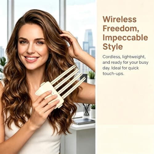 Wireless Heated Volumizing Root Lift Clip,Hair Volume Tool (B) — view 2
