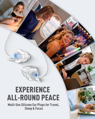 Naiicute Ear Plugs for Flying, Pressure Filtering Protection 2Pair Reusable — view 5