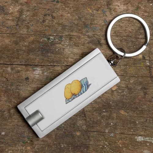 Azeeda 'Sleeping Potato Couple' LED Keyring Torch (KT00053878) — view 6