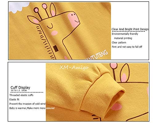 XM-Amigo Toddler Boys 3 Pack Cotton Long Sleeve Pajama Sets,3 Years — view 4
