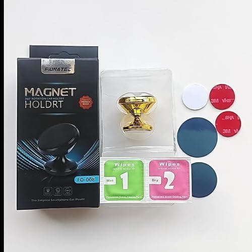 YXYKJYXGS Magnetic Car Phone Mount - Built-in Magnet, 360° Rotation, Multiple High-Adhesion Double-Sided Pads, High Temp Resistant, Universal for All Cars & Devices, Heavy-Duty, Mini & Compact — view 2
