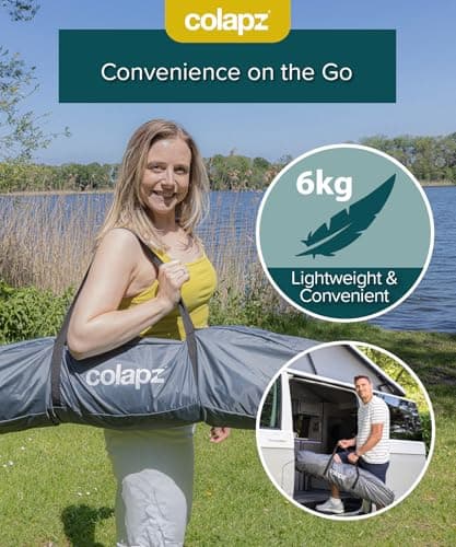 Colapz Pop Up Camping Shower Tent Privacy Shelter & Toilet Tent — view 4