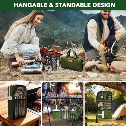 E EASTSTORM Camping Accessories Kitchen Utensil Set — view 2