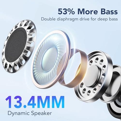 QXQ S26 Wireless Earbuds, In Ear Noise Cancelling Bluetooth 5.4 Headphones — view 3