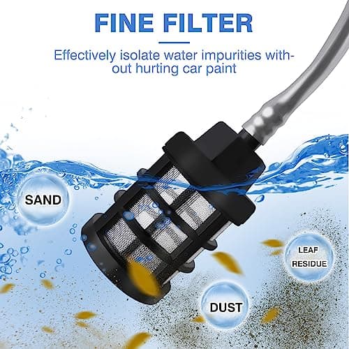 Cordless Power Washer Gun 21V Electric Portable Pressure Cleaner Battery & Charger for Home Travel Garden Yard with 5M/25CM Hose Portable Jet Wash White — view 4