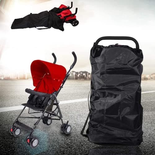 Tiiyee Universal Stroller Travel Bag, Large Foldable Airplane Gate Check — view 4