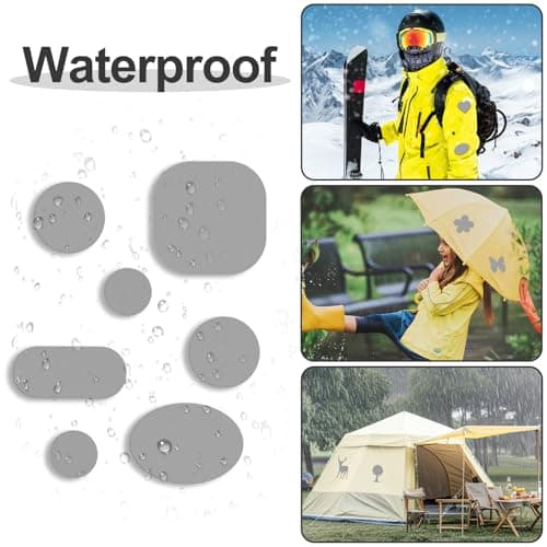 Skystuff 45pcs Nylon Repair Patches, Waterproof Self-Adhesive for Tent — view 4