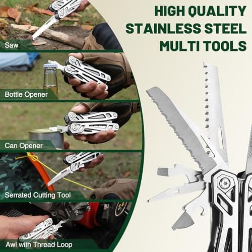 Mossy Oak 22-in-1 Pocket Multi Tool Pliers, Metallic — view 4