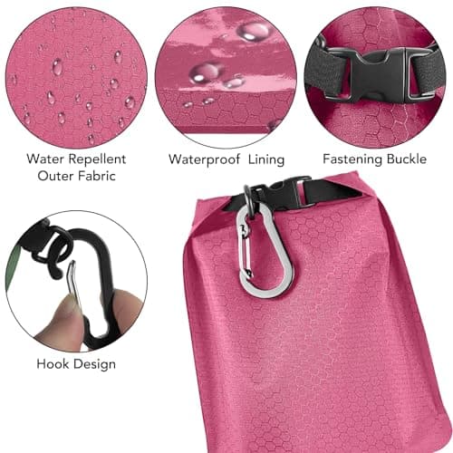 Uliya Travel Soap Bag Waterproof Leakproof Soap Dishes Case Box (Pink) — view 5