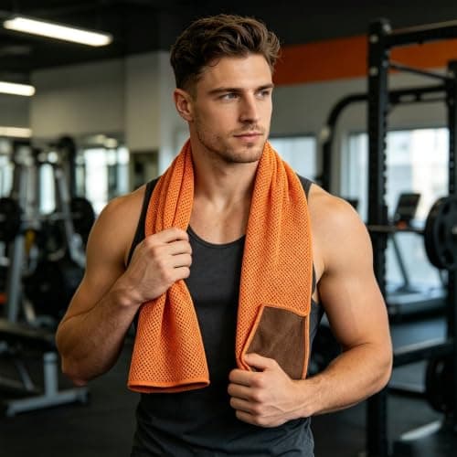 5 Pack Instant Cooling Microfibre Towels 30x80cm, Breathable Quick Dry Ice Cool Sweat Towels for Hot Weather Gym Running Yoga Men Women Children (orange,green,purple,sky blue,hot pink) — view 3