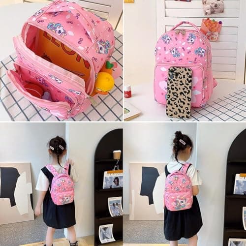 QYEHF Unicorn Backpack, Teenager Primary School Bag, Waterproof Nylon Rucksack, Casual Daypack, Book Bag for Campus Outdoor Travel Bag Nursery Book Bag Casual Daypack — view 3