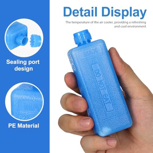 DOITOOL 8 Pack Mini Ice Packs, Refillable Freezer Blocks for Air Coolers — view 6