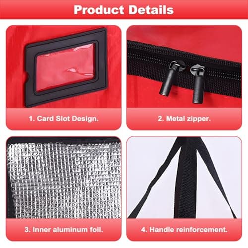 Food Delivery Bag, 70L Insulated Thermal Bag 52 * 35 * 39 CM — view 3