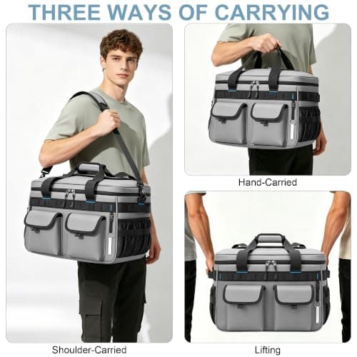 YOUNGOA 40L Cool Bag, Large Insulated Leakproof Foldable Cooler Box — view 6
