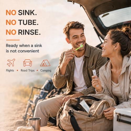 TuckPoki Mini Disposable Travel Toothbrushes with Toothpaste, 24 Count — view 5