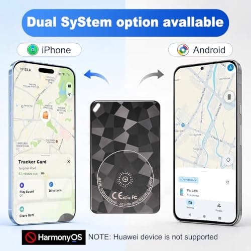 Slim Wallet Tracker Card Compatible with Apple Find My & Google Find Hub, Rechargeable Bluetooth Item Finder, Ultra Slim Smart Tracker for Wallet, Passport, Luggage, Keys, Purse and Bags — view 2
