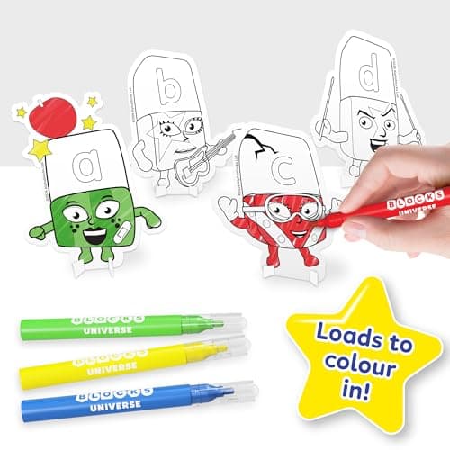 Alphablocks Sticker Activity Set, 40+ Pieces with Felt Tips, Ages 3+ — view 4