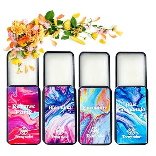 4 PCS Solid Balm Set Solid Perfume Portable Pocket Balm Perfume Perfect for Travel Use Natural Fragrance Parfum for Men and Women