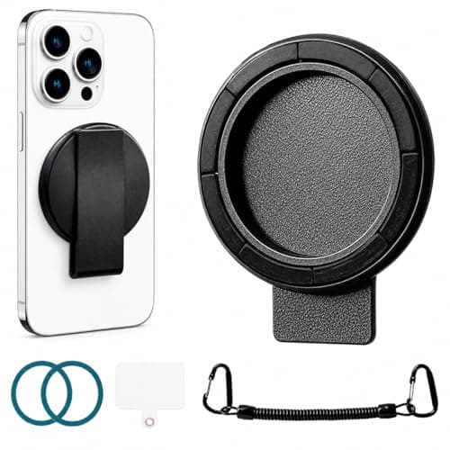 Fofvccv Magnetic Belt Clip for Magsafe with Security Strap BlackP