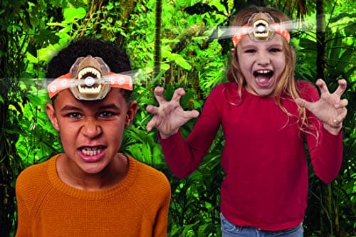 Brainstorm Toys Kids T-Rex Head Torch with Roar Sound – 2-Angle Dinosaur Headlamp for Outdoor Adventure and Bedtime Reading — view 3