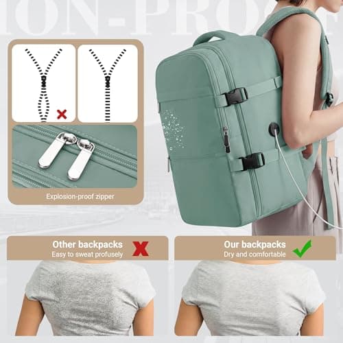WOUIYO for Ryanair Cabin Bags 40x30x20 Underseat Travel Backpack 40x30x20 — view 6