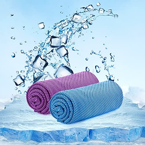 Sukeen Cooling Towel, 40"x12" Cooling Towels for Men Women, Quick Dry Ice Towel for Outdoor Work, Gym, Camping, Travel, Sweat, Yoga, Sports, Fitness — view 3