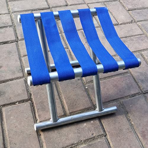 Solid Foldable Metal Suitcase Holder - Space Saving Hotel Room Luggage Rack — view 2