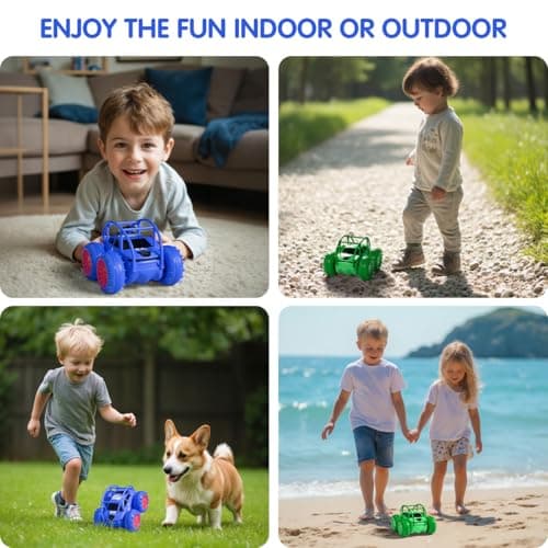 Direct Charging Remote Control Cars with USB Type-C Cable, Amphibious Fast Charging Stunt Car 360° Flip,LED Lights,15 km/h 4WD for Kids Ages 3-12, Waterproof Indoor Outdoor RC Toy Gift for Boys Girls — view 6