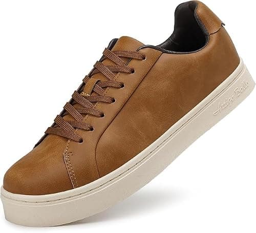 Men's Sneakers Casual Shoes Lightweight Leather White Black