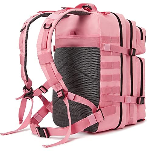 QT&QY 45L Military Tactical Backpacks for Women GYM Fitness Molle Army Assault Pack 3 Day Bug Out Bag Hiking Trekking Rucksack — view 3
