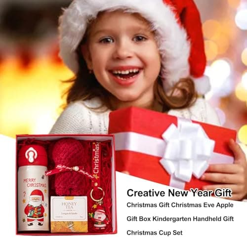 Christmas Travel Mug Gift Set, Christmas Gift Set Thermal Mug | Insulated Mug Set - Padded Sock, Sturdy and Safe Favors for Christmas, Birthday, New Year — view 2