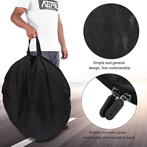 Bike Transport Wheel Bag - Mountain Bike Wheelset Carrying Case for Travel and Storage (29in) — view 3