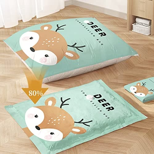 Vacuum Storage Bags Vacuum Storage Bags Reusable With Electric Pump Vacuum Sealer Bags Or Clothes, Mattress, Blanket, Duvets, Pillows 4-8 Pack Compression Bags For Travel (Color : Electric Pump 4 — view 4