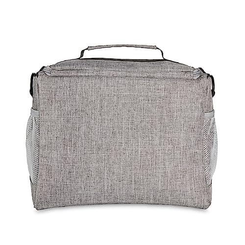 Amazon Basics Reusable Insulated Soft Cooler Bag, 50 Can Capacity, Gray — view 4