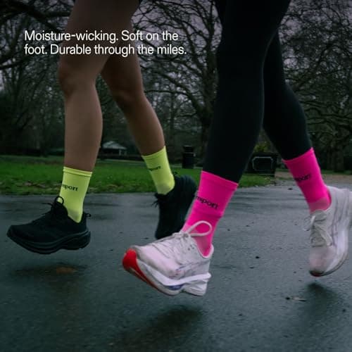Puresport Performance Running Socks, Yellow, Size L/XL — view 2