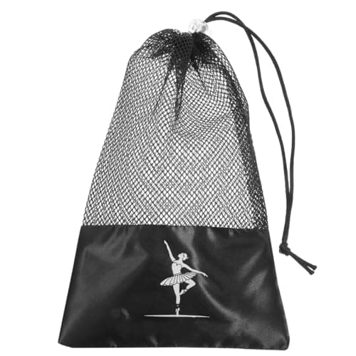 TOPPERFUN Dance Shoe Bag Drawstring Shoe Organizer Mesh Storage Pouch