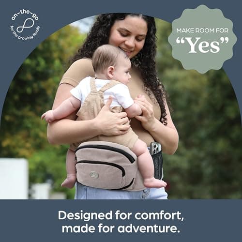 Dreambaby Up & Go Baby Hip Seat Carrier – Lightweight Toddler Holder with Storage Pockets, Ergonomic Design, Wide Adjustable Waistband – Suitable for Children 3.5-18kgs — view 6