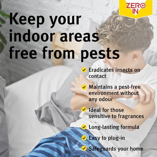 Zero In Knockdown Plug-In Mosquito Killer - Odour-Free Plug-In Insect Repellent Unit - Kills Mosquitoes, Midges, & Biting Insects on Contact - Provides Up to 45 Nights of Protection - 30ml Bottle — view 5