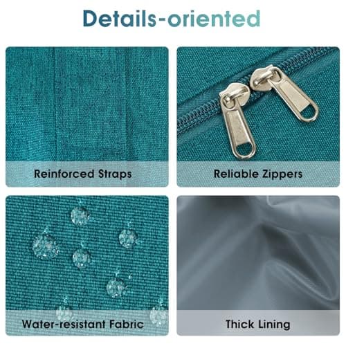 for Easyjet Cabin Bag 45X36X20 Underseat Travel Duffel Bag with Wet Pocket Weekender Overnight Carry on Luggage for Women and Men 25L (Teal) — view 5