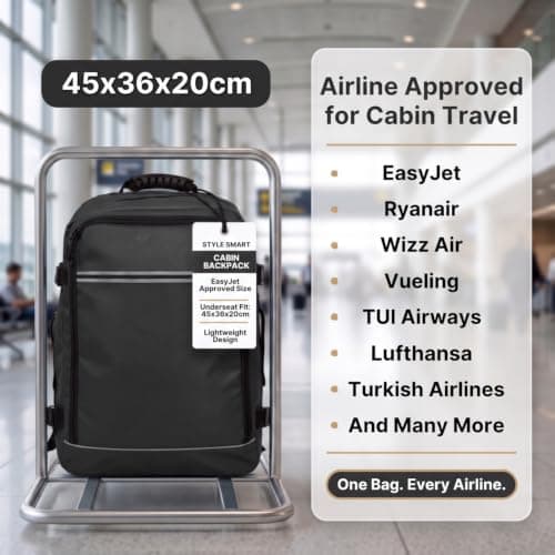 Easyjet Cabin Bag 45x36x20 Carry On Bag New Easyjet 45x36x20 - Black — view 2