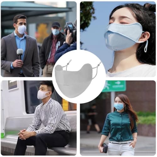 Uv Protection Masque Sunscreen Masque Eye Protection Reusable — view 4